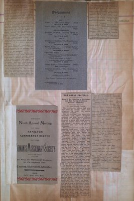 Teresa Vanderburgh's Musical Scrapbook #2 - Newspaper Clippings and Concert Programs