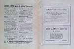 Teresa Vanderburgh's Musical Scrapbook #2 - Program for the Sixteenth Annual Meeting of the New York State Music Teachers' Association