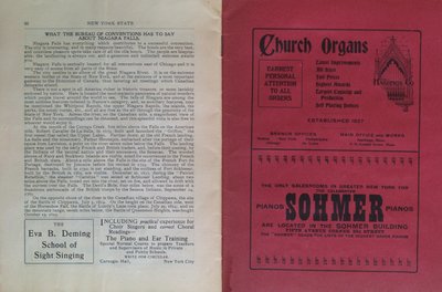 Teresa Vanderburgh's Musical Scrapbook #2 - Program for the Sixteenth Annual Meeting of the New York State Music Teachers' Association