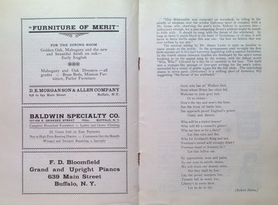 Teresa Vanderburgh's Musical Scrapbook #2 -  Program for The Pittsburgh Orchestra & The Mendelssohn Choir Concert