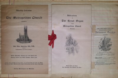 Teresa Vanderburgh's Musical Scrapbook #2 - Various Church Pamphlets