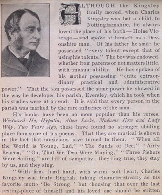 Teresa Vanderburgh's Musical Scrapbook #2 - Charles Kingsley