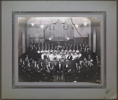 An Orchestra and Choir at Welland Avenue United Church