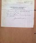 Receipt to Mrs Hicks from Rowdon & Hookey, Masons and Contractors