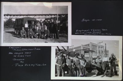 The Workers Who Helped Raise the Flagpole