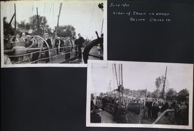 The Crowd on the Wharf Beside the Training Ship, Oriole IV