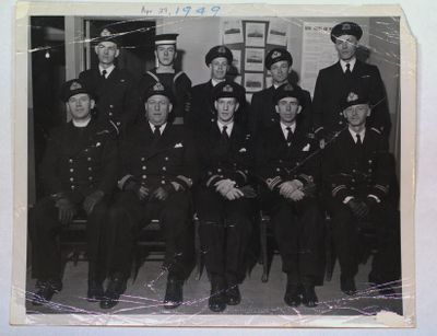 Officers from the Royal Canadian Sea Cadet Corps &quot;Renown&quot;