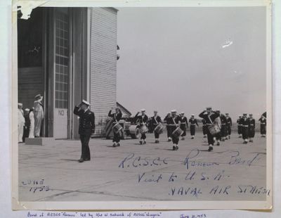 R.C.S.C.C. Renown Band Visit the U.S.A. Naval Air Station