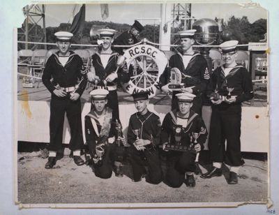 R.C.S.C.C. &quot;Renown&quot; Cadets with Trophies