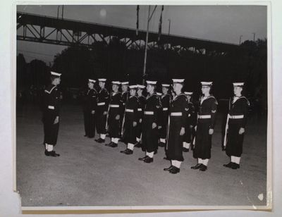 &quot;Renown&quot; Cadets at Attention