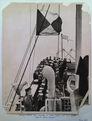 Renown Cadets Pay Respect to HMCS Haida