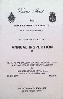 &quot;Renown&quot; Sea Cadets 56th Annual Inspection Program