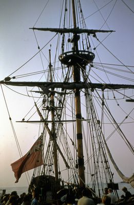 The Masts of the Replica Ship, &quot;Nonsuch&quot;