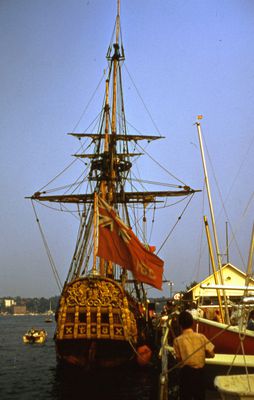 Stern of the Replica Ship, &quot;Nonsuch&quot;