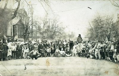A Group in the Middle of Queen Street, Niagara-on-the-Lake