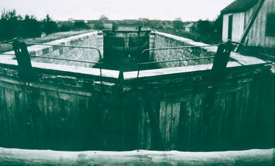 A Lock Along the Old Canal