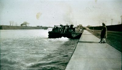 The First Vessel Through the Welland Canal