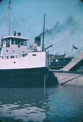 A Ship in the Welland Canal