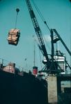 A Ship Unloading Wood along the Welland Ship Canal