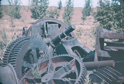 Old Equipment along the Welland Ship Canal