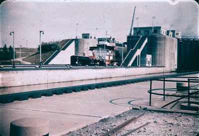 Twin Flight Locks on the Welland Ship Canal