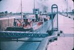 Ships in Lock 7 on the Welland Ship Canal