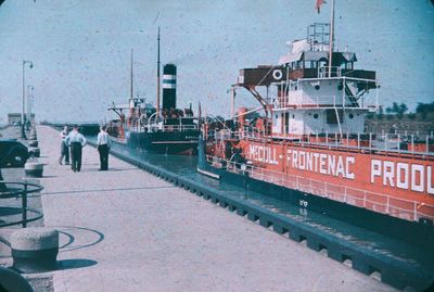 Two Ships in a Lock on the Welland Ship Canal