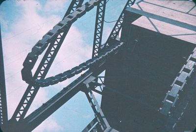 The Counterweight on a Vertical Lift Bridge