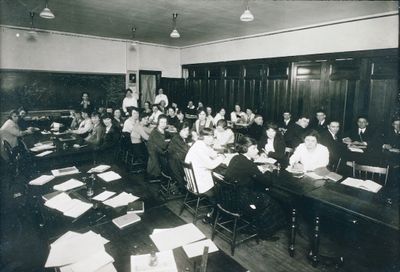 A Shorthand Classroom at the St. Catharines Business College