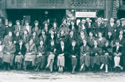 The St. Catharines Business College Class January 1925