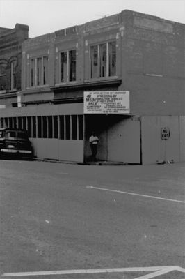 A Vacant Building Under Demolition on James Street