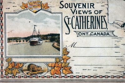 The Cover of a Souvenir Book of St. Catharines