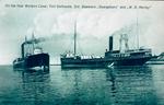 Steamers Entering the Welland Canal at Port Dalhousie