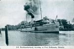 The "S.S. Northumberland" Arriving at Port Dalhousie