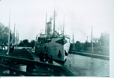 The &quot;Canadian Revenue Cruiser&quot; Waiting to Enter Lock 1