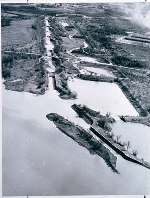 An Aerial View of the Third Welland Canal