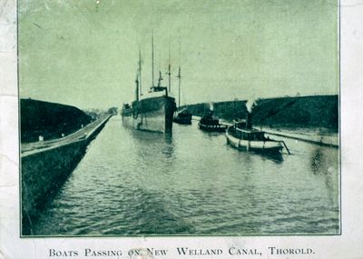 Ships Passing on the New Welland Canal