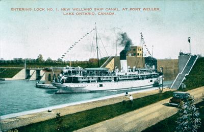 The &quot;S.S. Northumberland&quot; Entering Lock 1