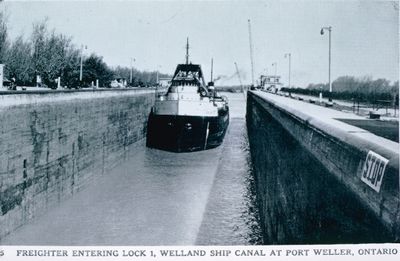 A Freighter Entering Lock 1