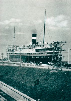 The Ship &quot;S.S. Noronic&quot; in Lock 7