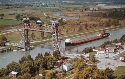 A Ship Passing Underneath Bridge 11