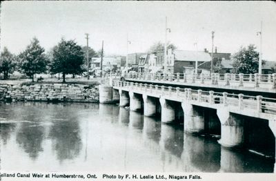 The Welland Canal Weir at Humberstone