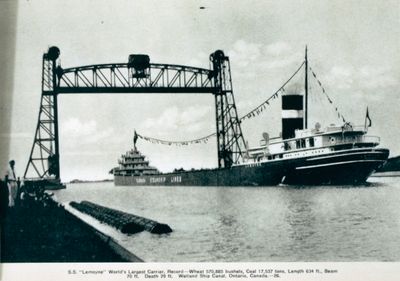 &quot;S.S. Lemoyne&quot; on the Welland Ship Canal