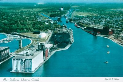 An Aerial View of Port Colborne