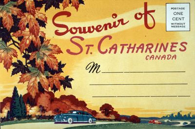 Souvenir of St. Catharines Booklet Cover