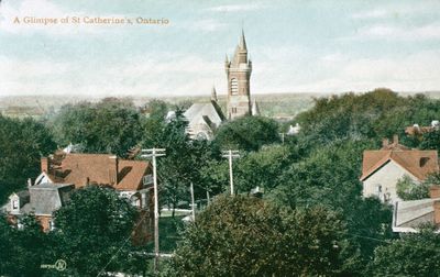 An Aerial View of Downtown St. Catharines