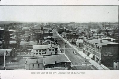 An Aerial View of St. Paul Street