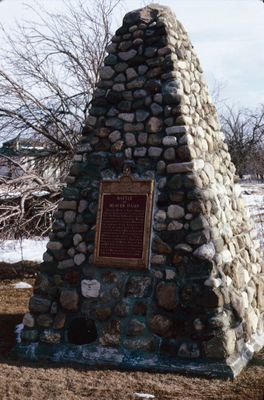 A Cairn Commemorating the Battle of Beaverdams