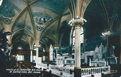 The Interior of the Cathedral of St. Catherine of Alexandria