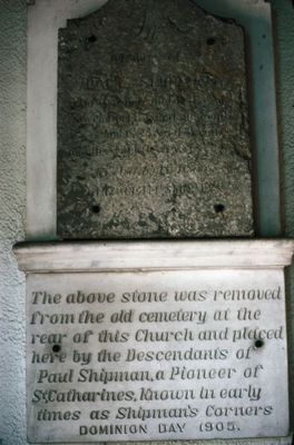 The Gravestone of Paul Shipman